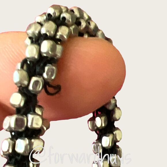 Bundle Sale 3 for $15 | Kenneth Cole | Silver Tone Stretch Bracelet - Picture 7 of 8